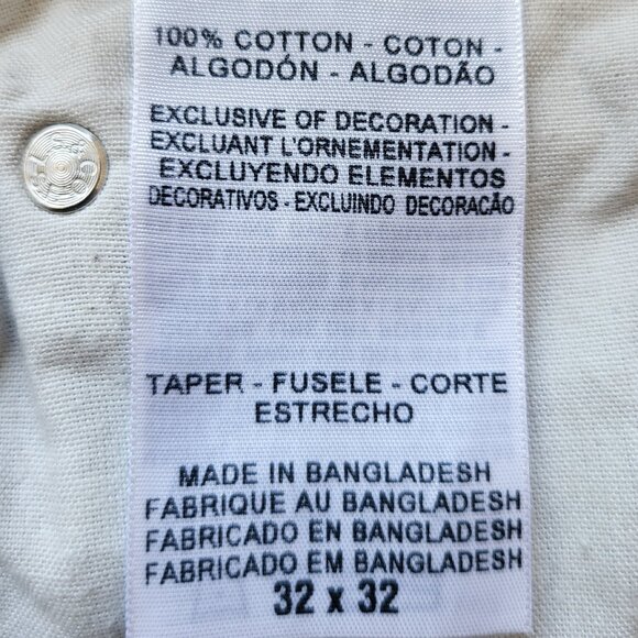 Signature Levi Strauss & Co Men's 32 x 32 Khaki Jeans - Picture 6 of 6